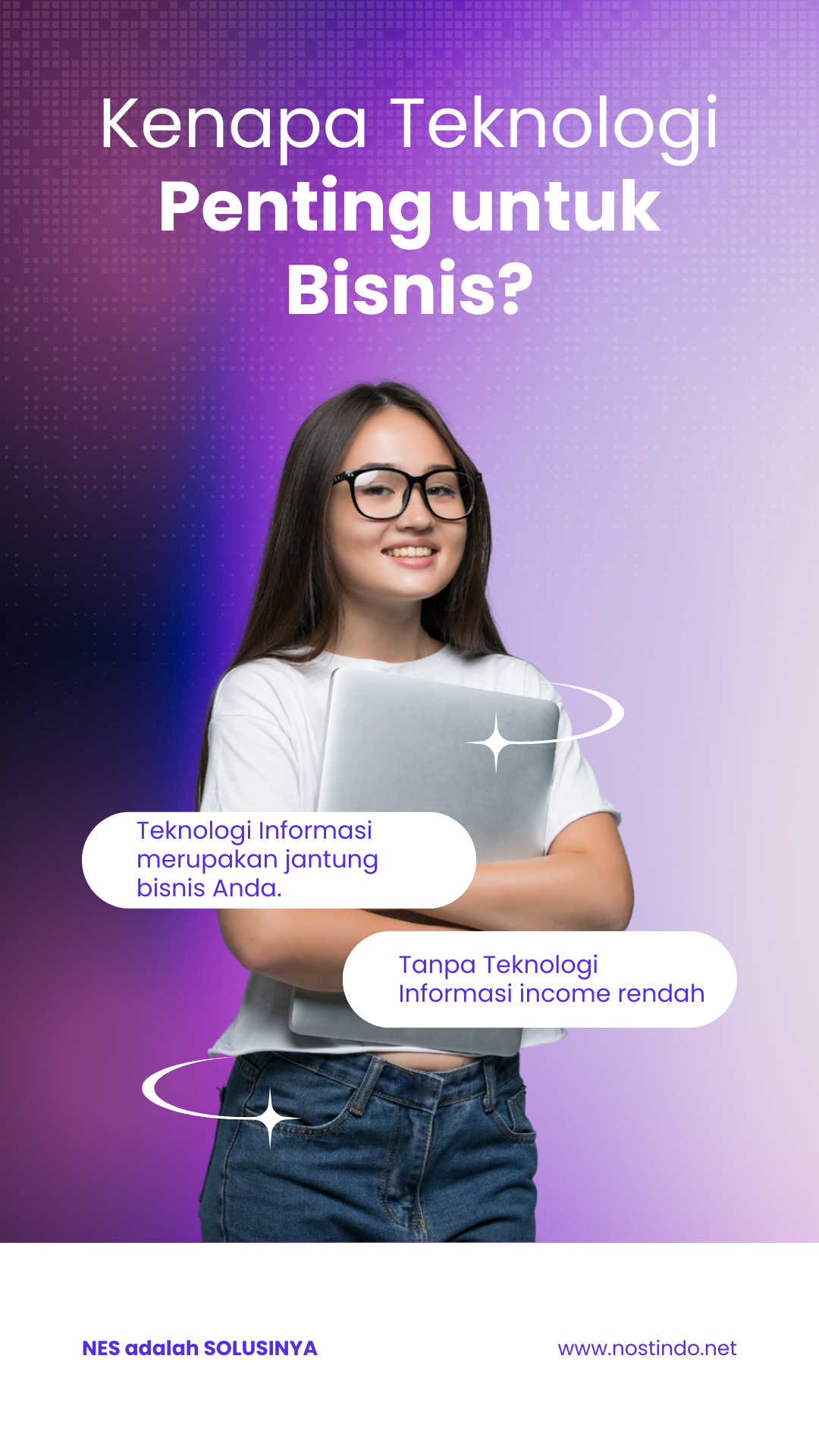 teknologi informasi merupakan jantung bisnis anda.(1)